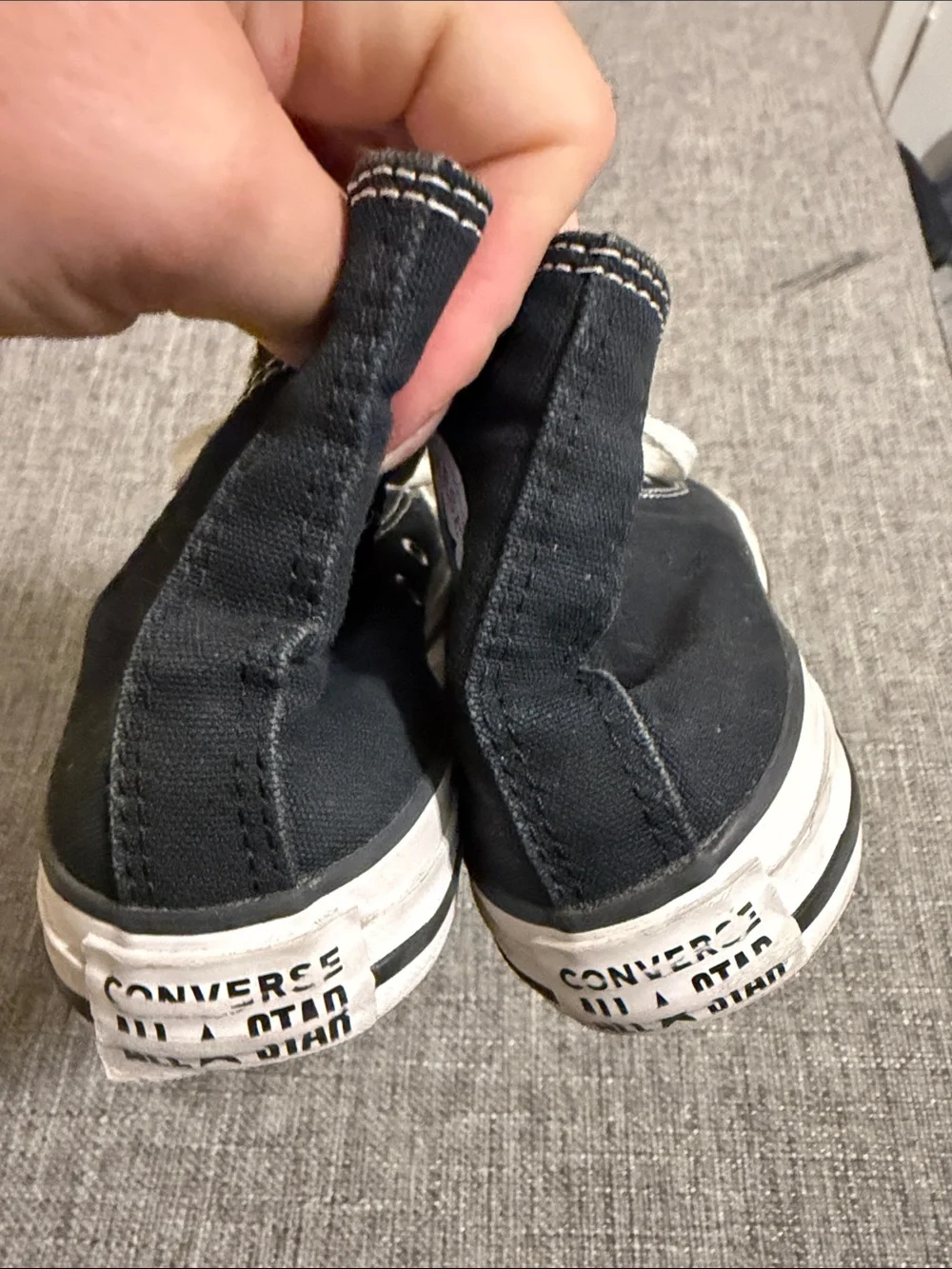 Converse size black